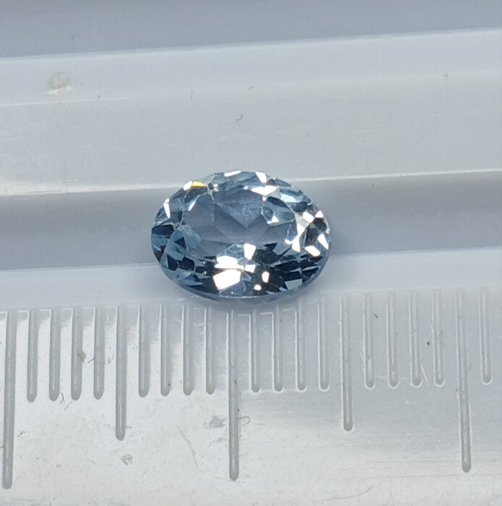 Stunning Oval Blue Spinel Gemstone 8x6mm